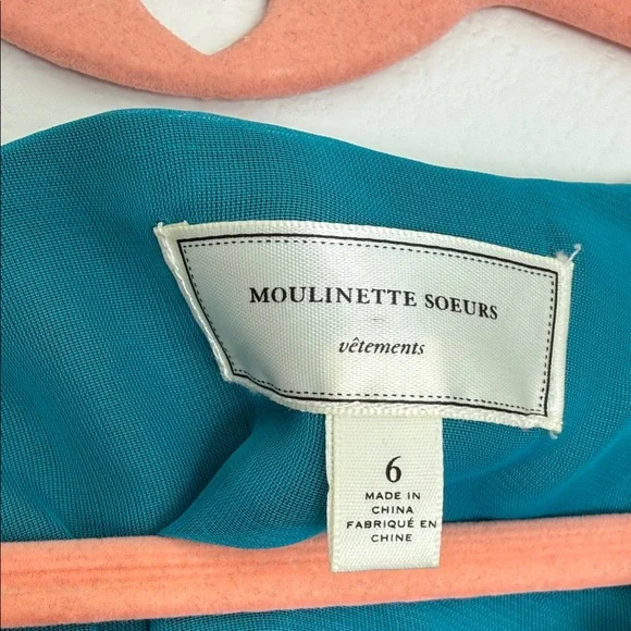 Moulinette Soeurs Blue and Black Floral Maxi Dress - Picture 2 of 7